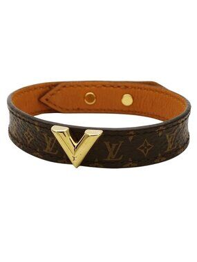 Louis Vuitton Bracelet Monogram Leather Escential